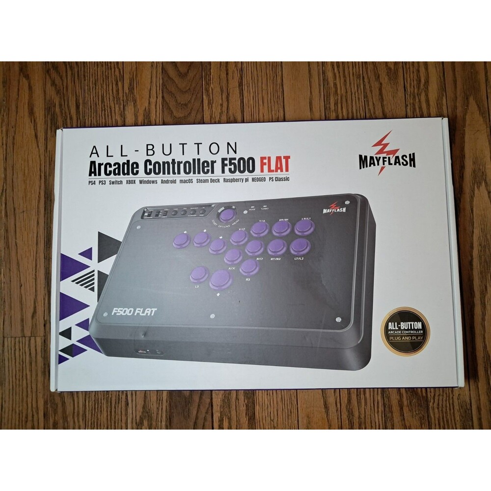 MAYFLASH F500 FLAT All Button Arcade Controller for PlayStation, PC, Xbox